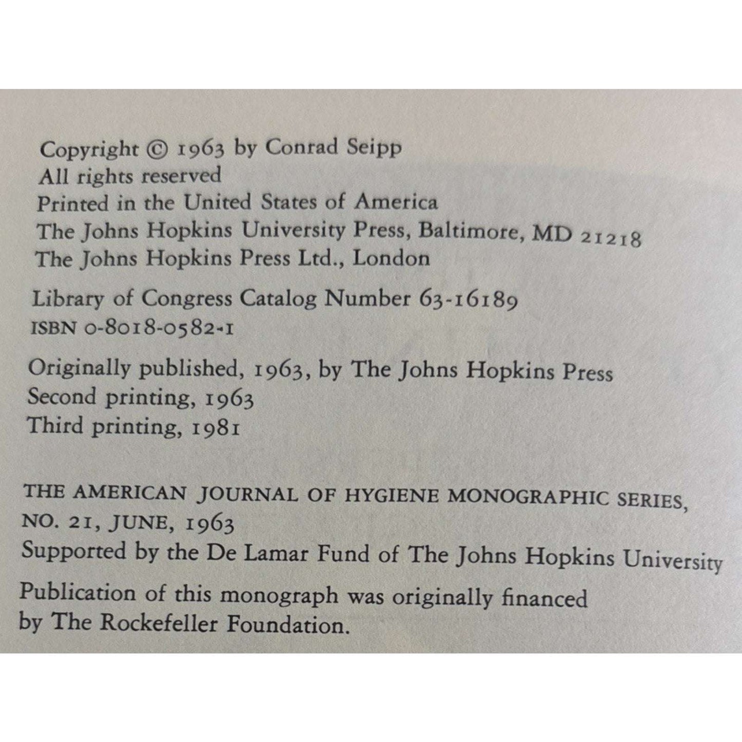 Health Care for the Community Selected Papers of Dr. John B. Grant Johns Hopkins
