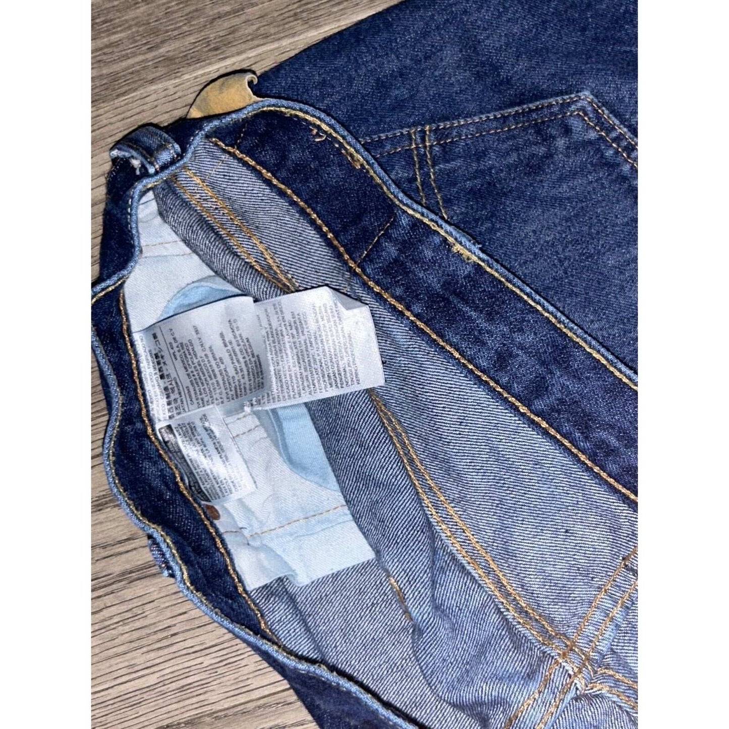 501 Levi's Straight Leg Button Fly Jeans Men's Size 42 x 32 Medium Wash Blue