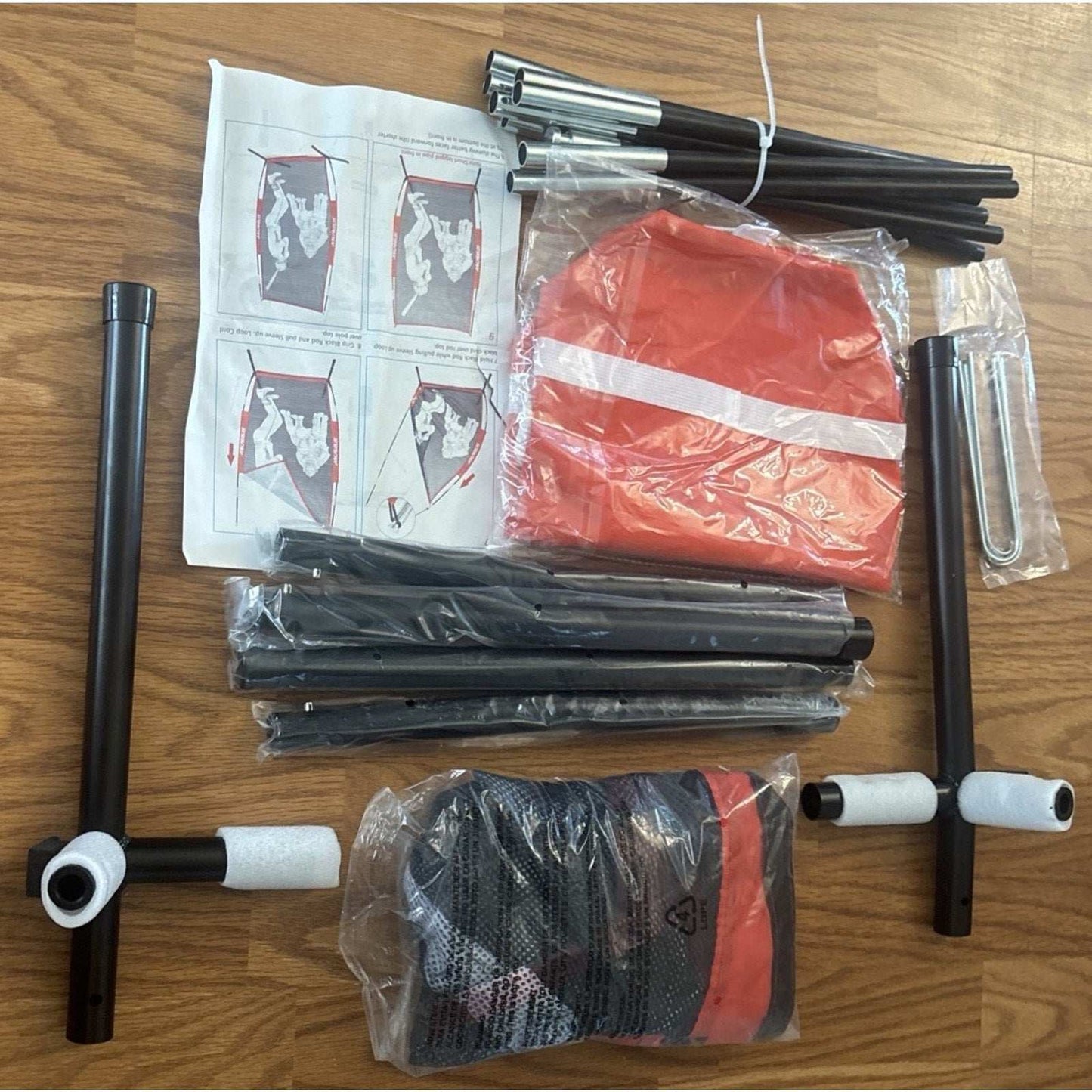 Baseball Batter Dummy Pitching Training Aid Target Durable w Stand & Carry Bag