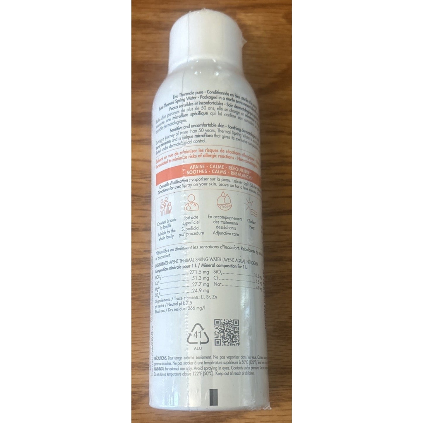Avene Eau Thermale Spring Water for Sensitive Skin 5oz New/Sealed Soothes Calms