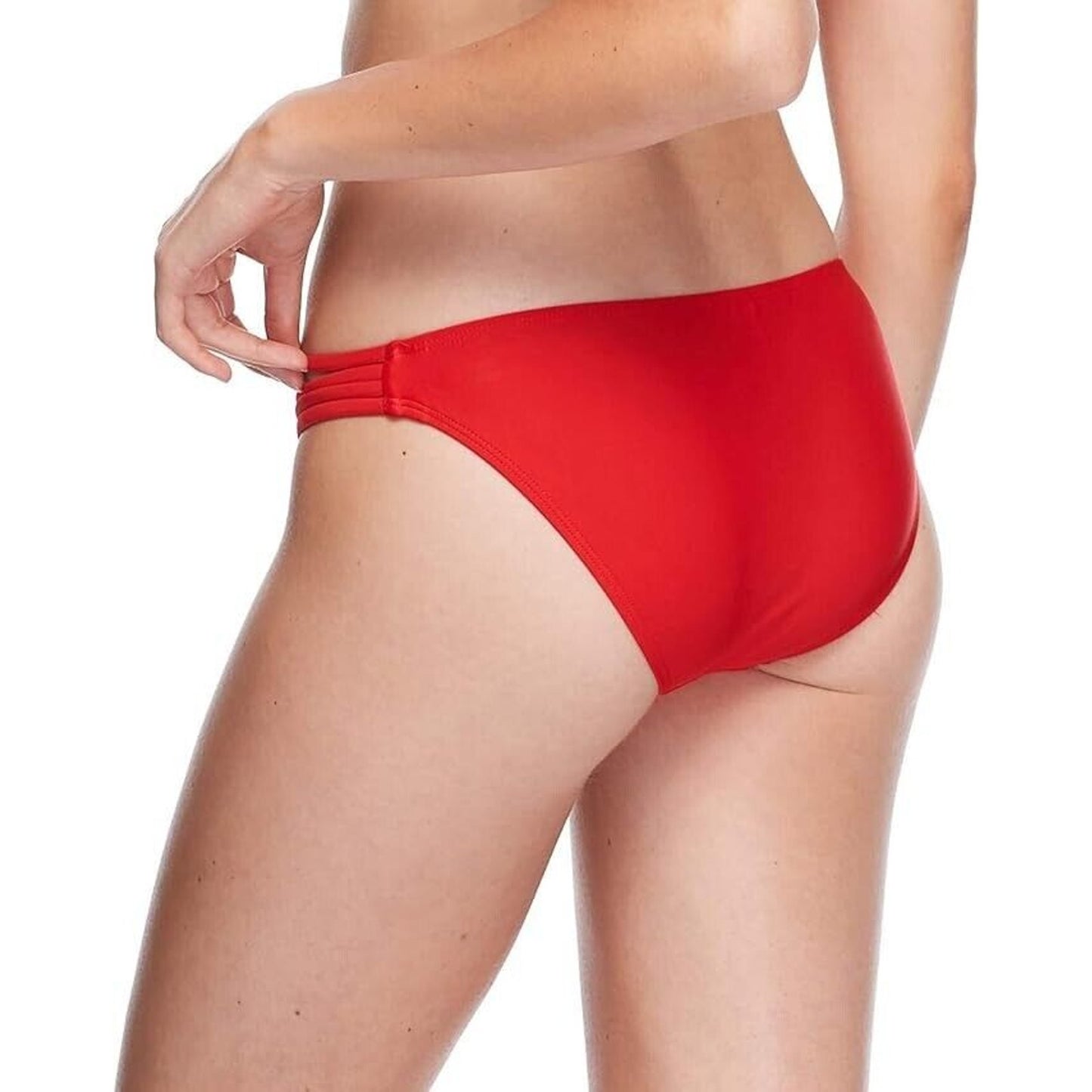 BODY GLOVE Bikini Black Baby Love Triangle & Red Flirty Surf Rider Size S/M