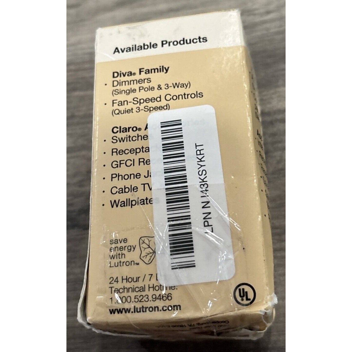 Lutron DVLV-10P-LA Diva 800W Single Pole Magnetic Low-Voltage Dimmer Switch Almo