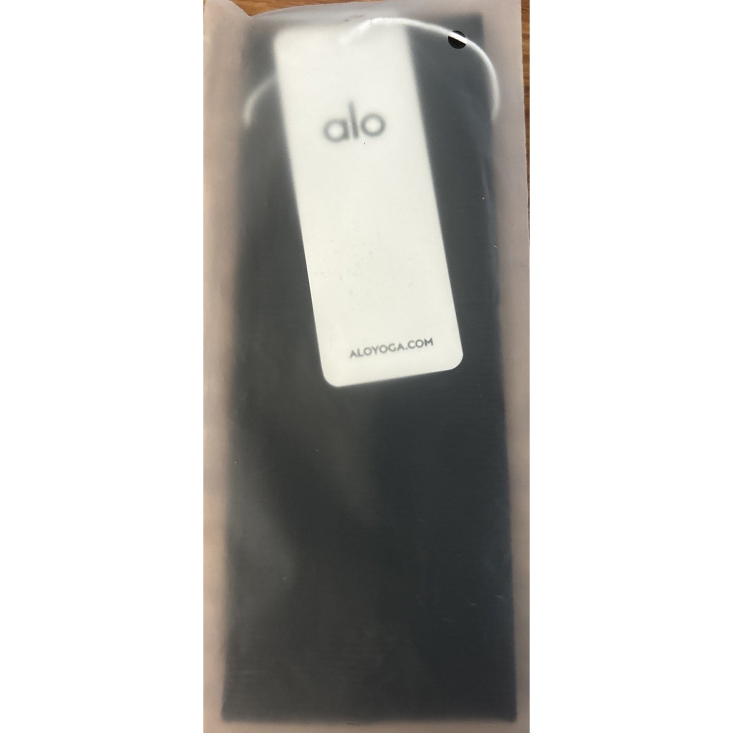 Alo Yoga Black Logo 3" Wide Headband Unisex Adult/Teen One Size Athletic Fitness