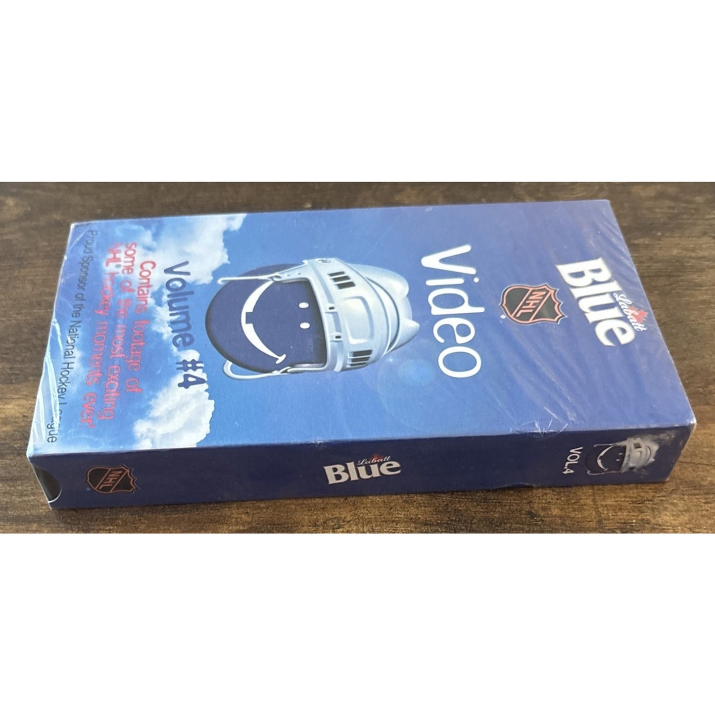 Labatt Blue NHL Video Volume #4 VHS New - Sealed - Bloopers, Spills & Thrills