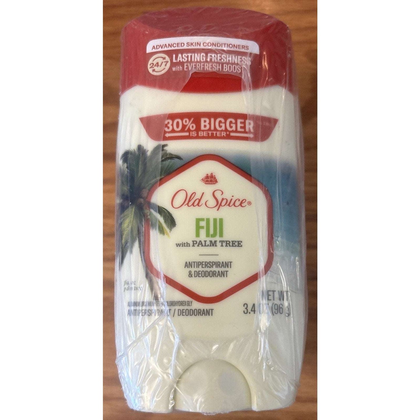 Old Spice Deodorant Fiji Scent w/ Palm Tree Fresh Collection 3.4oz PACK OF 3