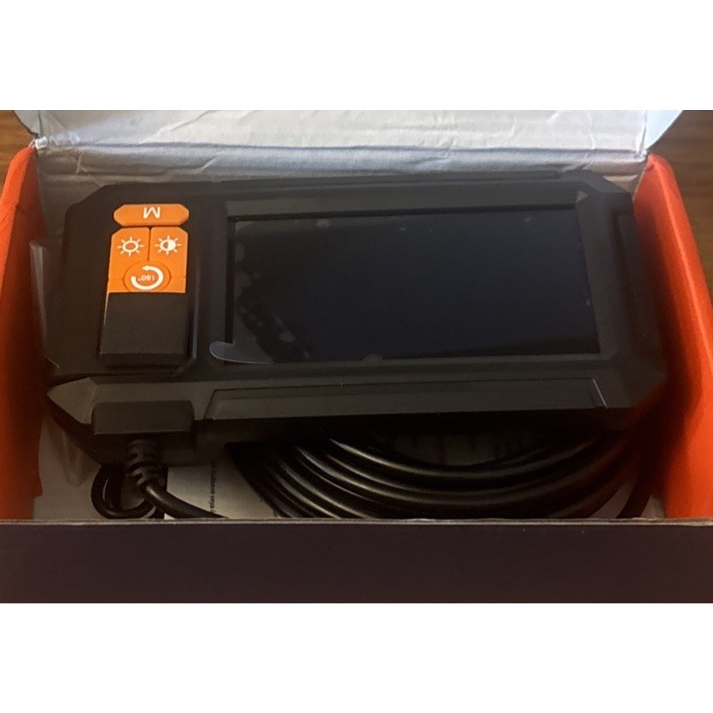 Digital Borescope Camera P410 Industrial Endoscope 4.3" Screen 8mm Lens 5M Cable