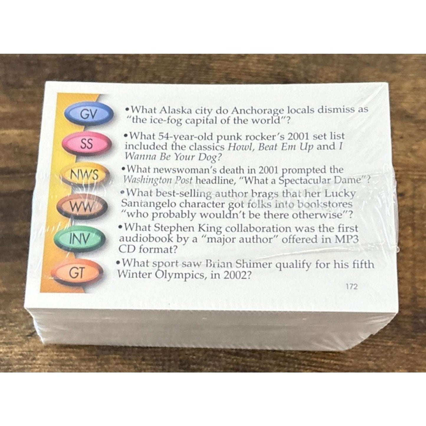 Trivial Pursuit 20th Anniversary Edition Deck of 200 YA Trivia Cards Sealed New