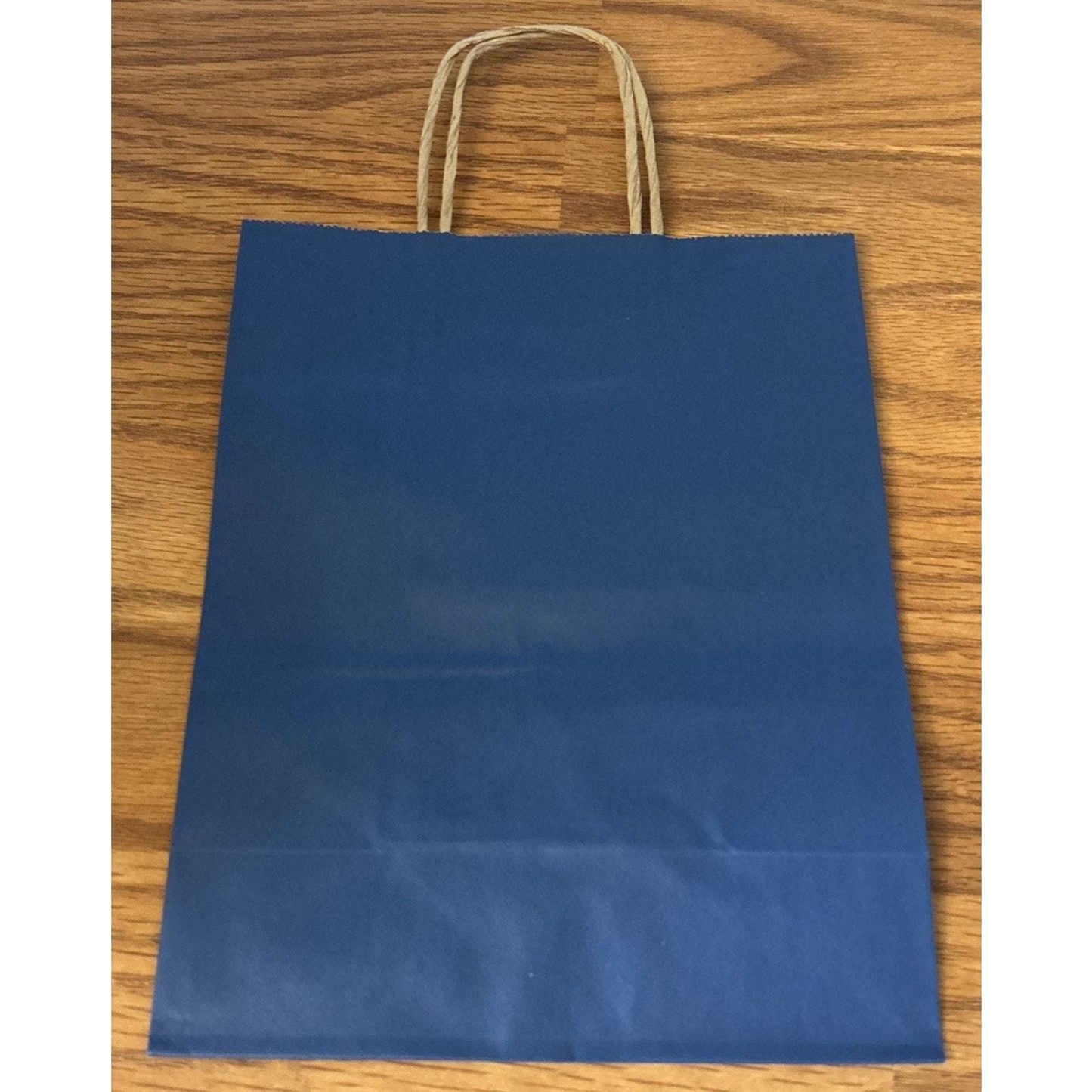 100Pcs Navy Blue Kraft Paper Gift Bags 8x4.25x10.5 Coastal Boutique Retail Gifts