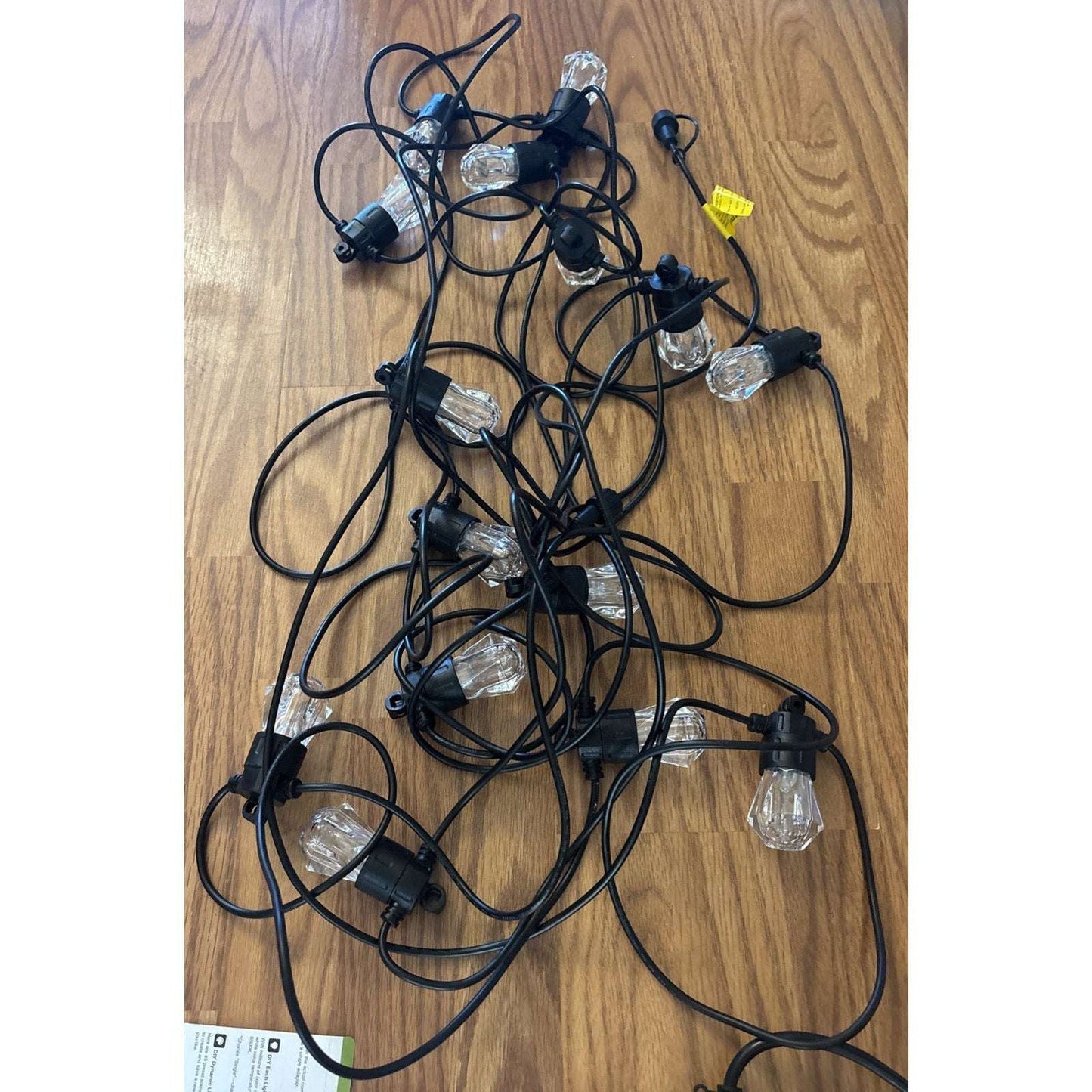 XMCOSY+ 48ft RGBCW Smart Outdoor String Lights, App Control, Alexa, Waterproof