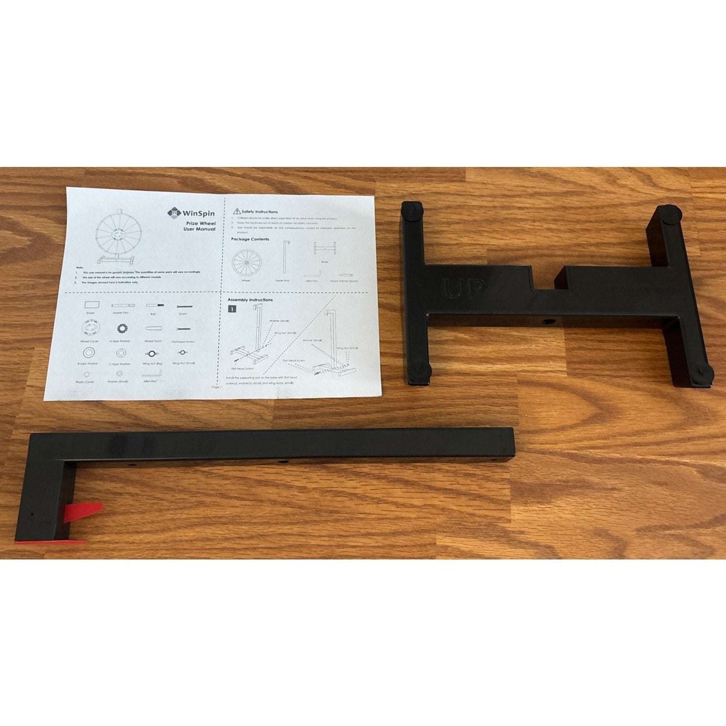 Winspin Customizable 14 Slot Spinning Prize Wheel Colorful Chore/Activity Wheel