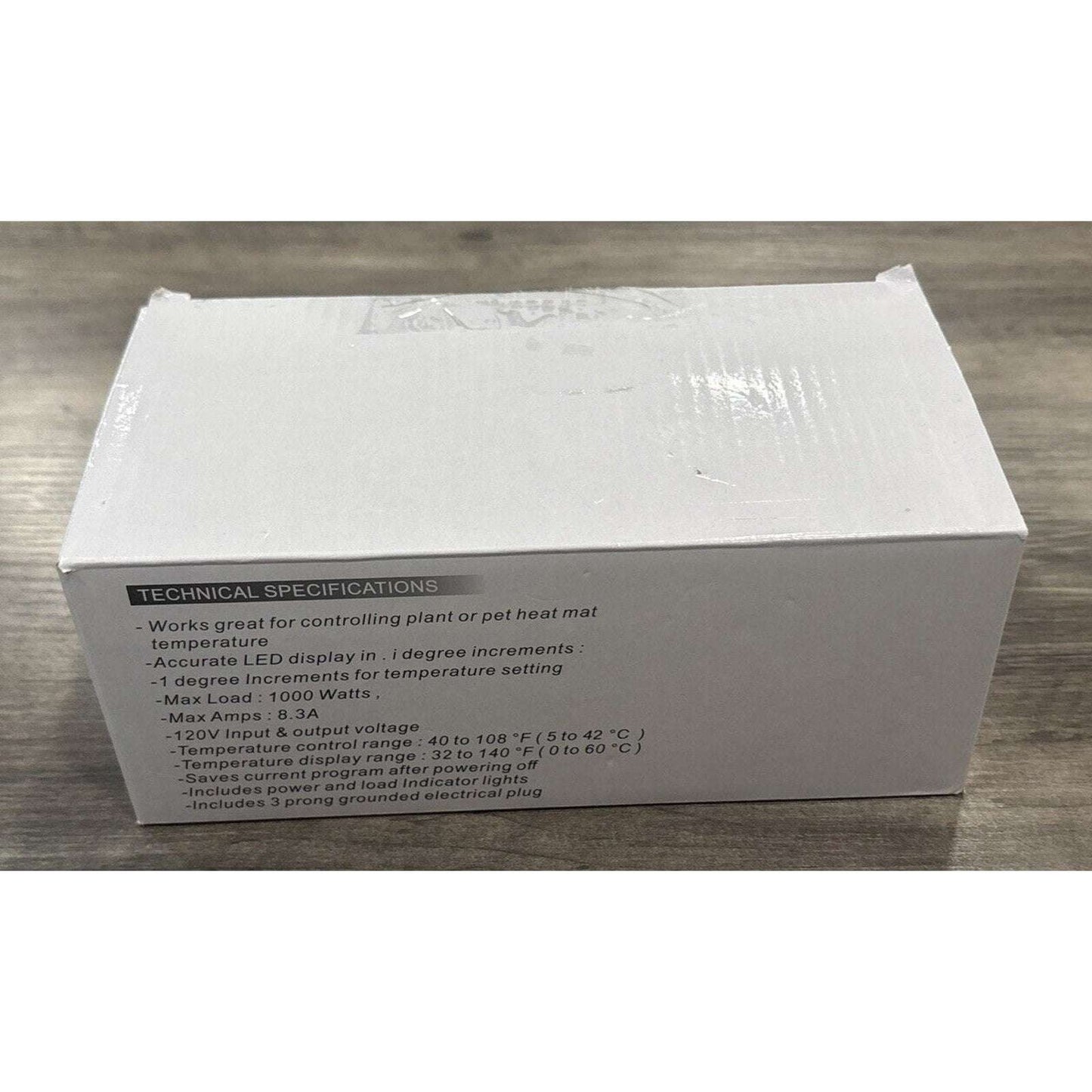 iPower Digital Heat Mat Thermostat Controller for Reptiles+ 40-108℉ 8.3A 1000W