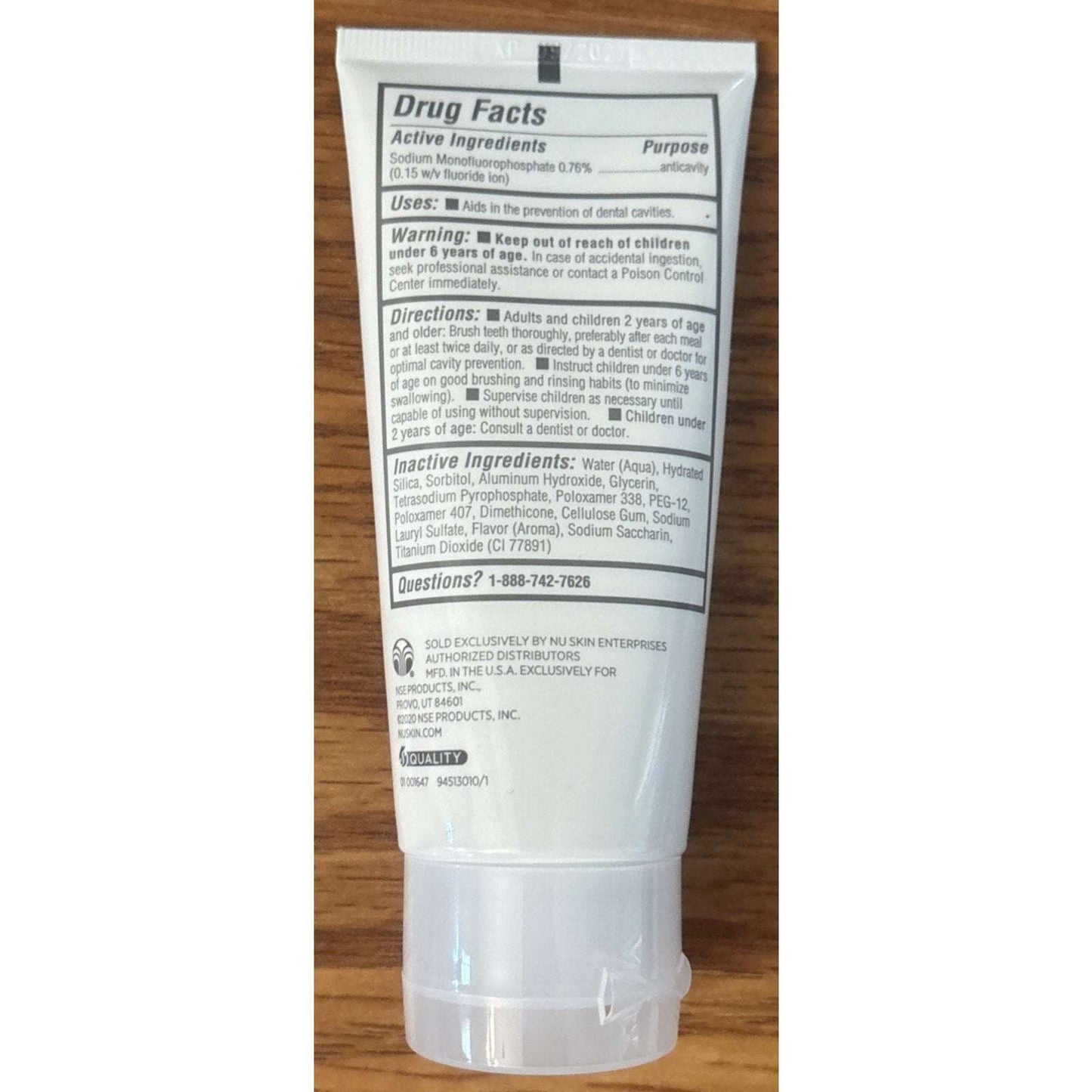 Lot of 5 Nu Skin AP-24 Whitening Fluoride Toothpaste EXP 9/2027 Made in USA
