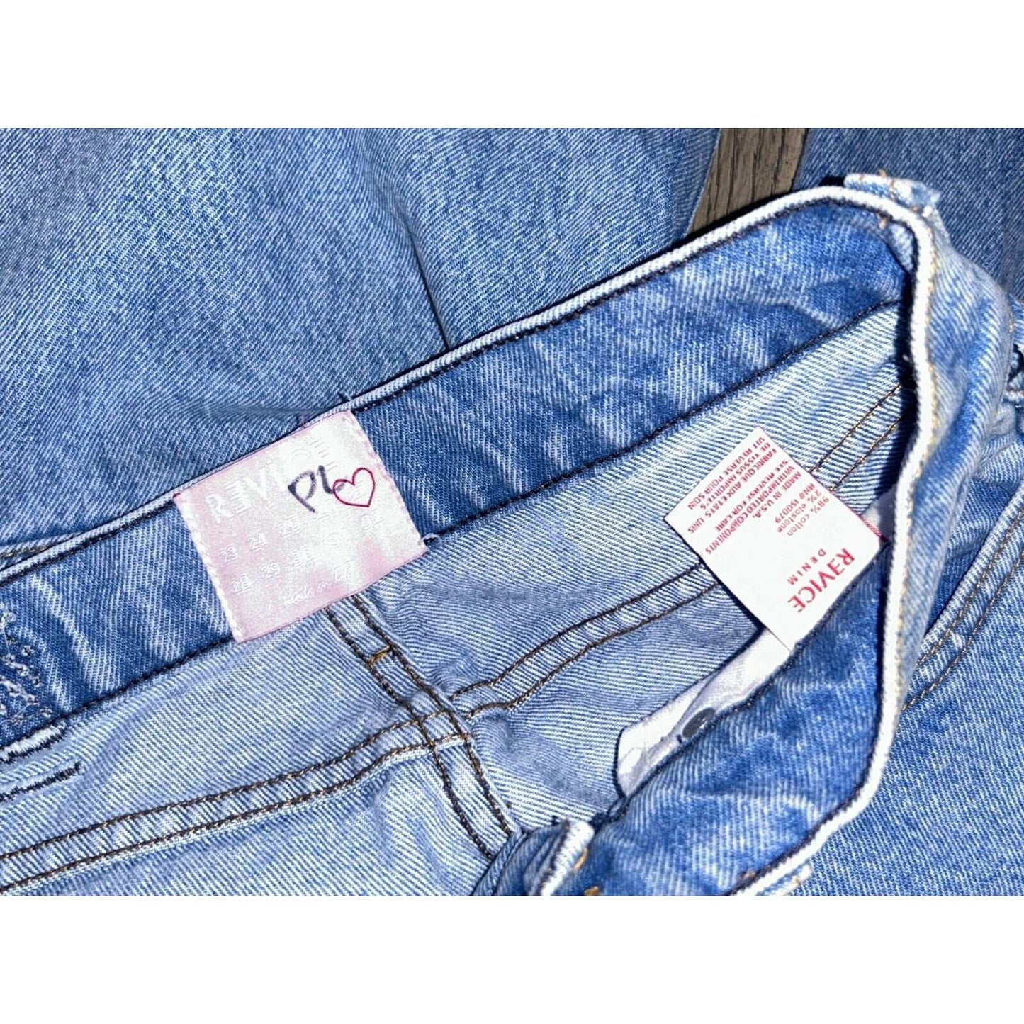 REVICE 90's Ex Boyfriend Button Fly High Rise Straight Relaxed Jeans Size 27