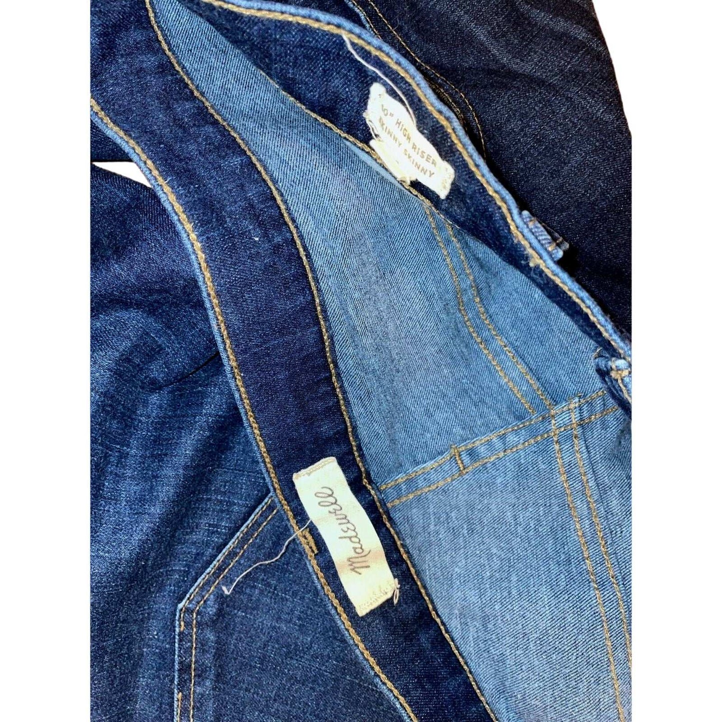 MADEWELL 10" High Riser Skinny Skinny Ankle Jeans Size 32 W 33 x L 28