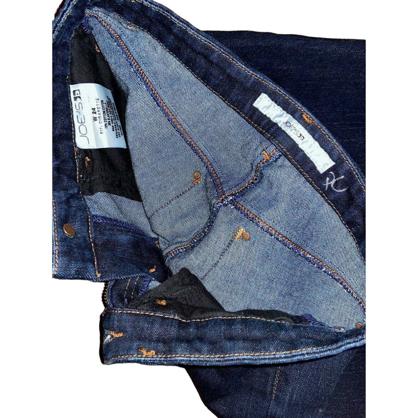 JOE'S CIGARETTE Straight Leg Dark Wash Classic Jeans Sz 24 EUC!