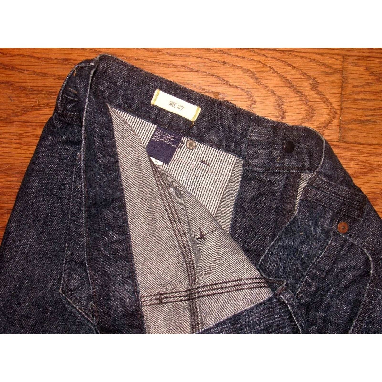 MADEWELL Raw Fray Hem Cut Off Denim Jean Shorts Size 27