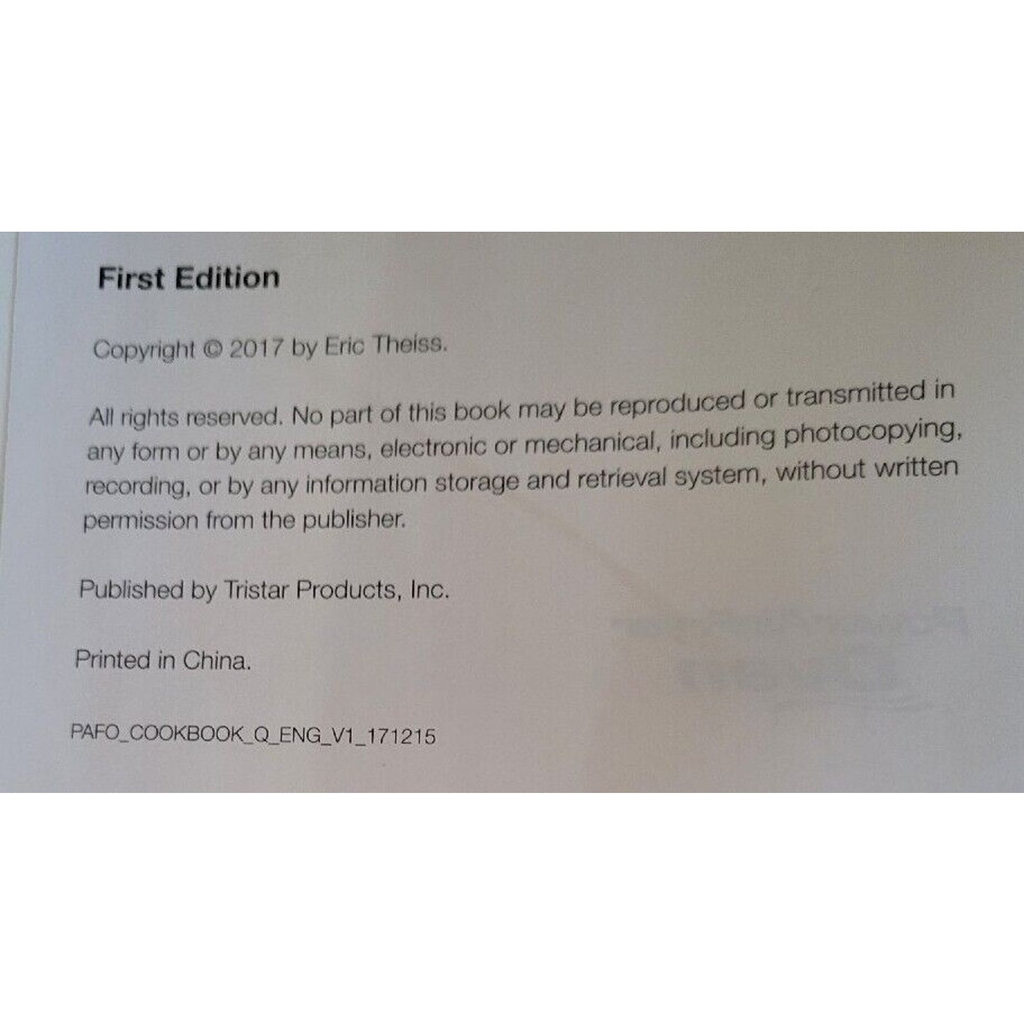 Power AirFryer Oven Chef & Author Eric Theisss Cookbook + Bonus Recipes NEW!