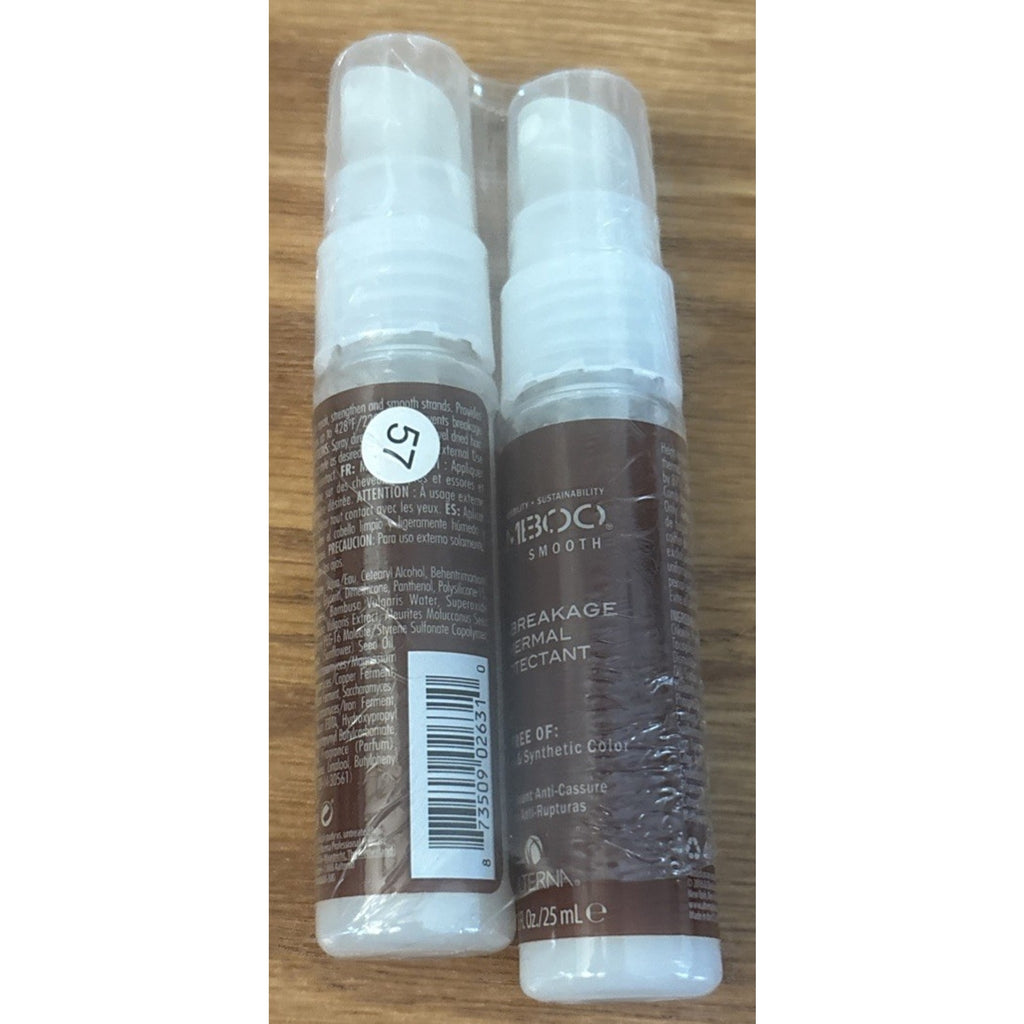 Alterna Bamboo Smooth Anti-Breakage Thermal Heat Protectant 0.85 oz 2 Pack New