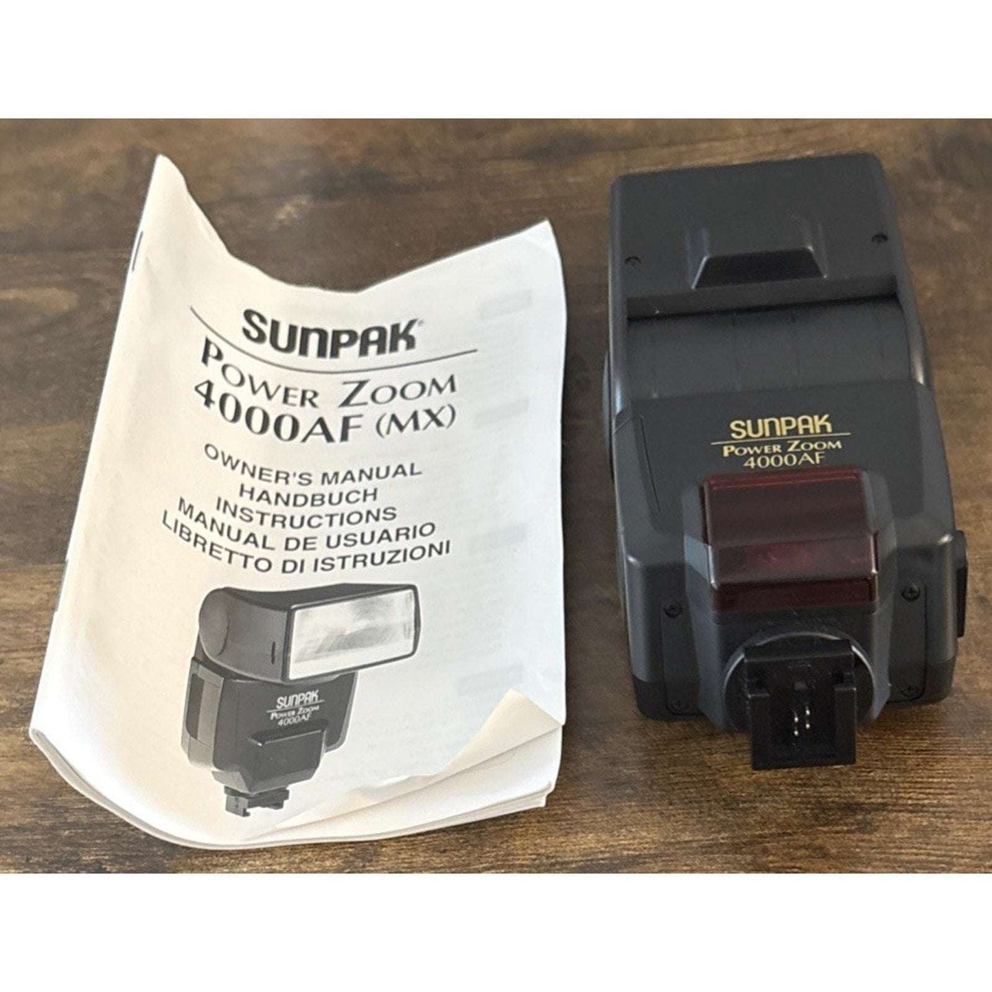 SUNPAK POWER ZOOM 4000AF FOR Minolta i, xi, si Series PZ4000AF