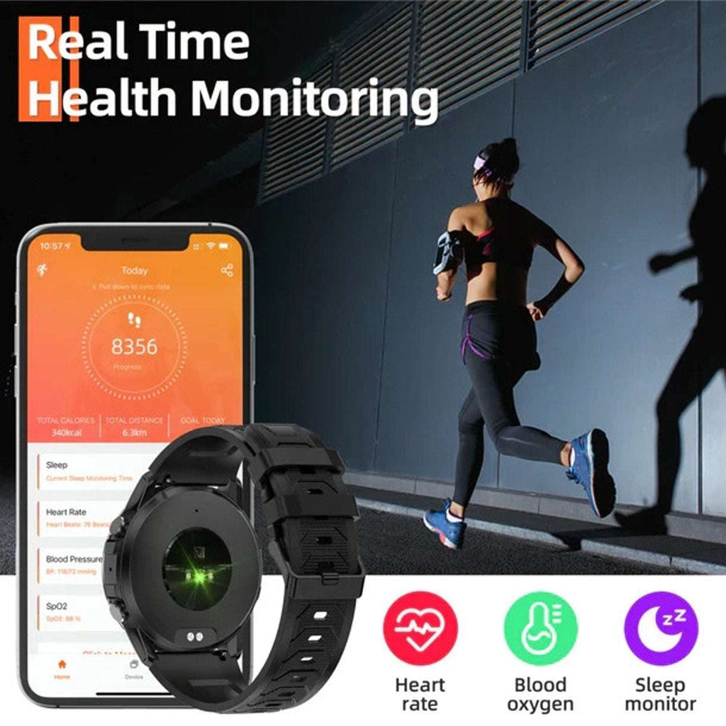 Weofly Explorer Navy 1.43" AMOLED Display Bluetooth Call Waterproof Sport Watch