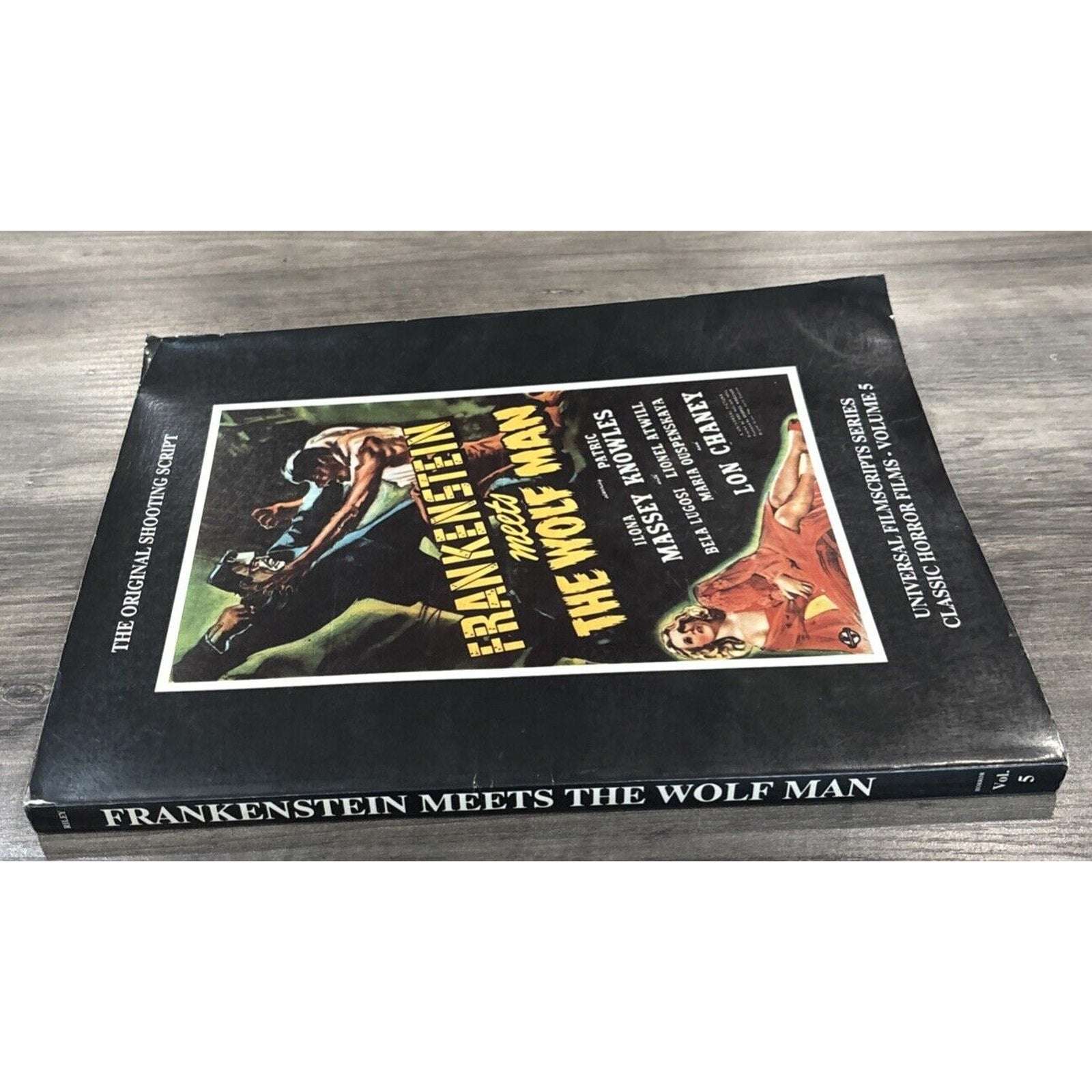 Frankenstein Meets The Wolf Man First Edition Original Shooting Script Universal