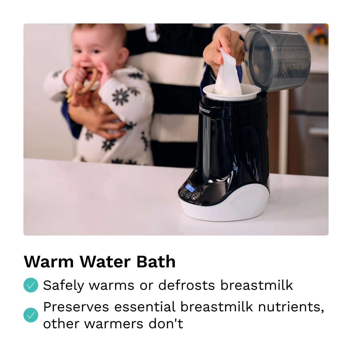 Baby Brezza Bottle/Formula & Breast Milk Warmer Electric Fast & Precise w Memory