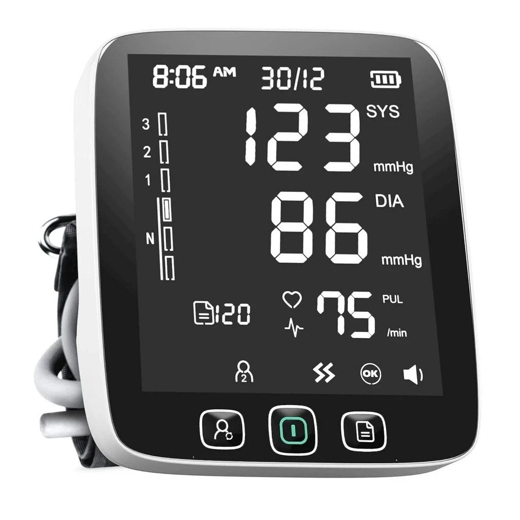 LAZLE Automatic Blood Pressure Monitor & Upper Arm Cuff w/ Advanced Accuracy NEW