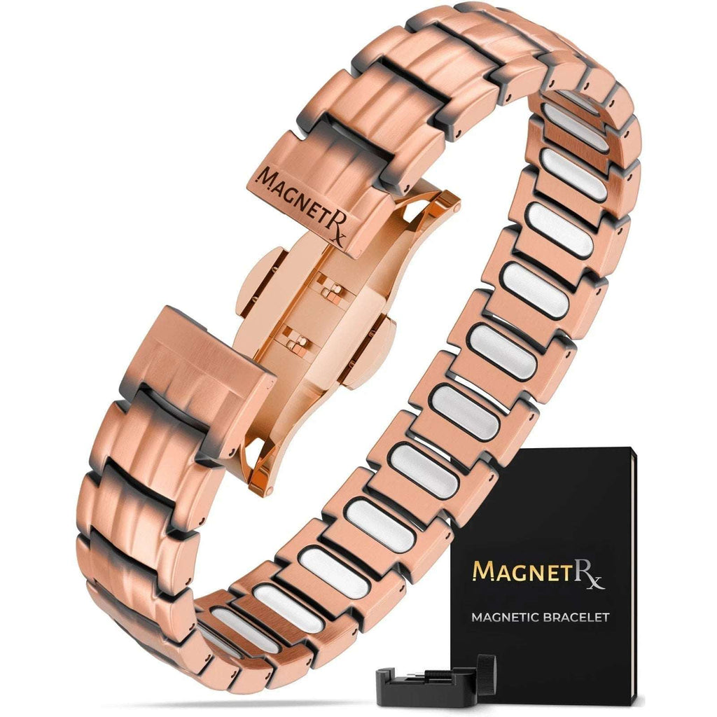 MagnetRX EllipseMAX 5X Strength Copper Magnetic Bracelet