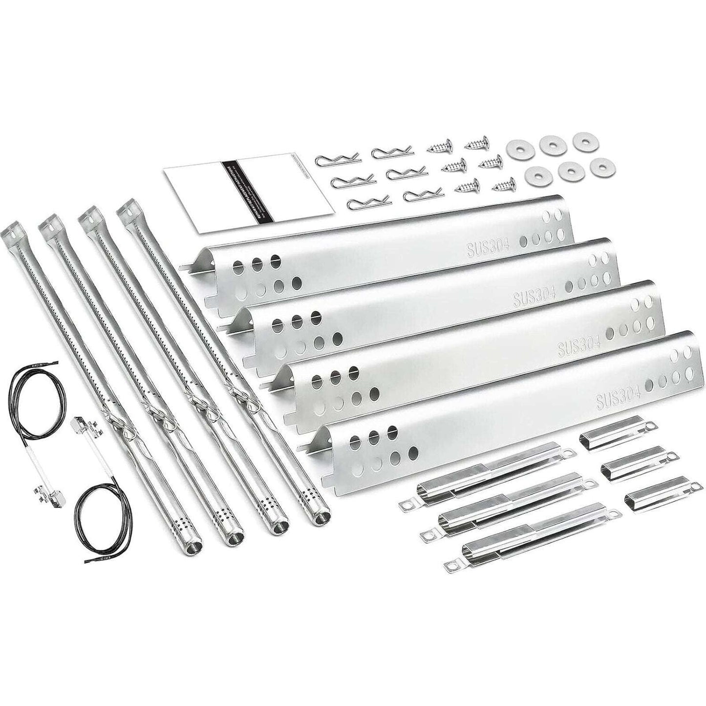 Hisencn Grill Replacement Set Parts for Charbroil Performance 4 Burner Grills