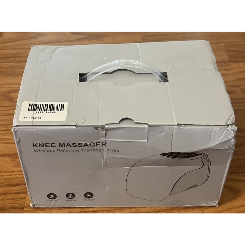 Wireless Knee Massager with Heat, Vibration Massage & Red Light Therapy for Pain