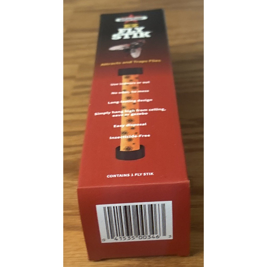 Starbar EZ Fly Stik Odorless Sticky Fly Trap 2-Pack Indoor & Outdoor w/ Hanger