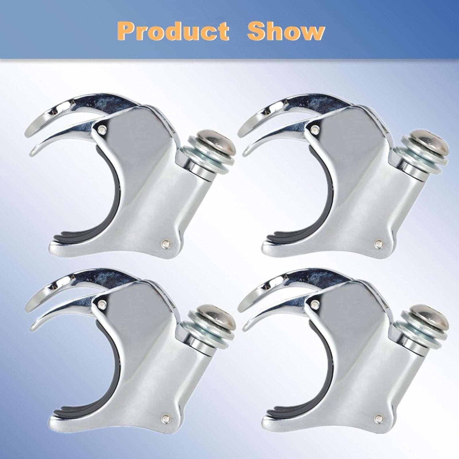 49mm 4PCS Windshield Windscreen Clamps Harley XL1200X, FXBB, FXBR, FXBRS & FXLR