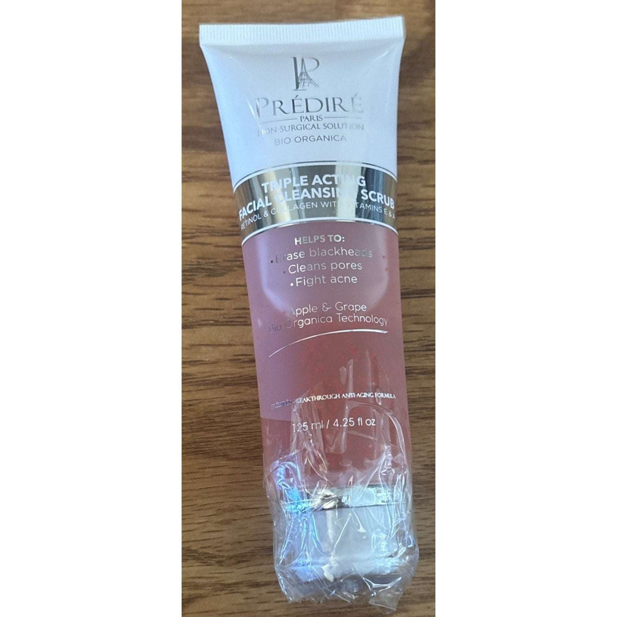 2 Pc Triple Acting Facial Cleansing Scrub Powered by Bio Organica Collagen Tech