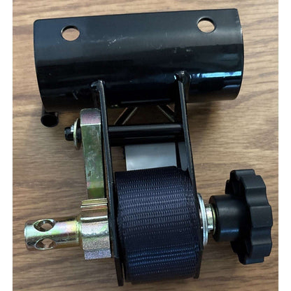 Ladder Rack Ratchet Straps w/ Double J-Hook 1.5" x 7.5' For 2" Round Tube Mount