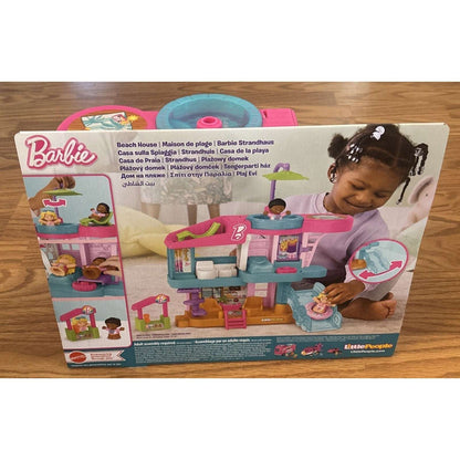 Fisher-Price Little People Barbie Beach House Playset Figures and Accessories