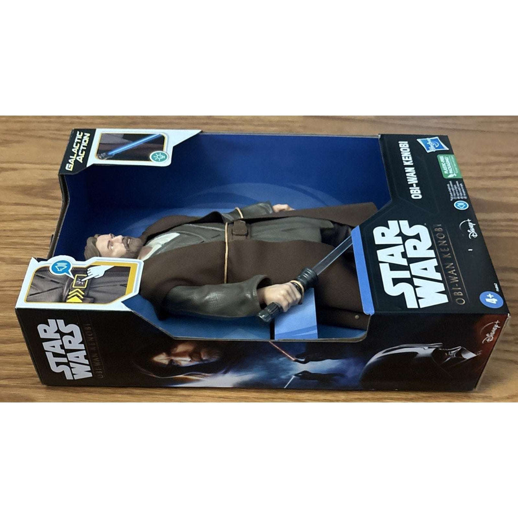Star Wars Galactic Action Obi-Wan Kenobi 12" Interactive Figure – Lights & Sound