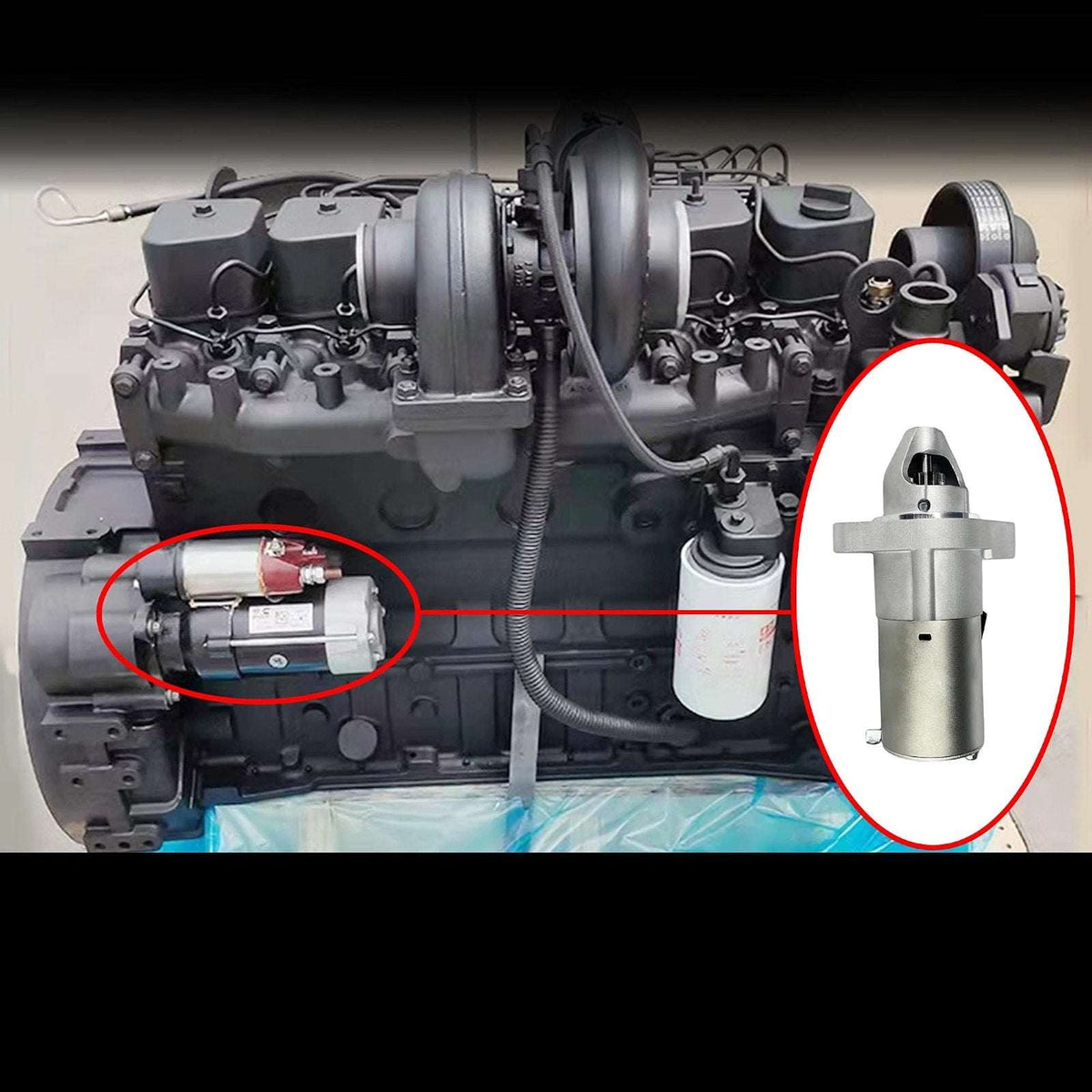 Starter Motor for Acura CSX TSX Honda Accord Civic CR-V 1.7KW 12V 9-Tooth Pinion