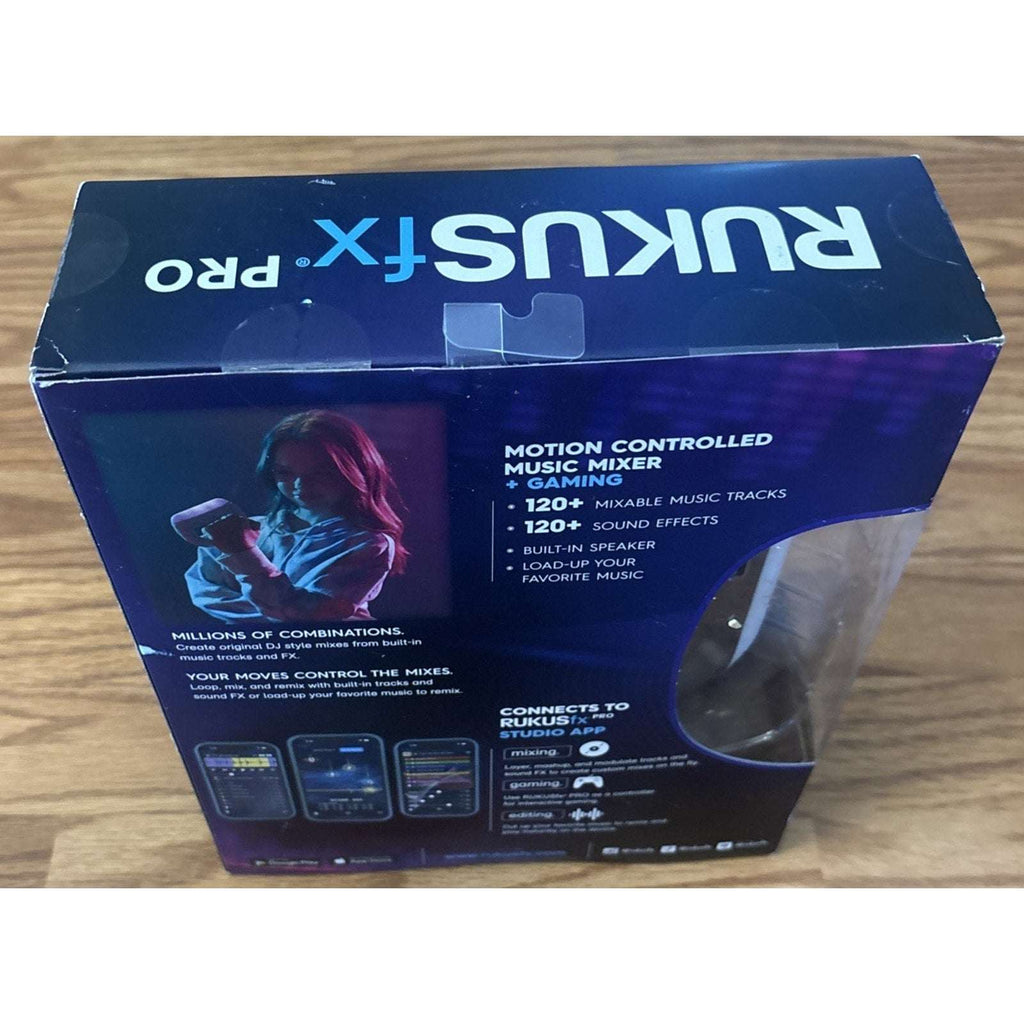 RUKUSfx Pro Motion Controlled Music Mixer + Gaming 120+ Tracks BeatSnap Tech