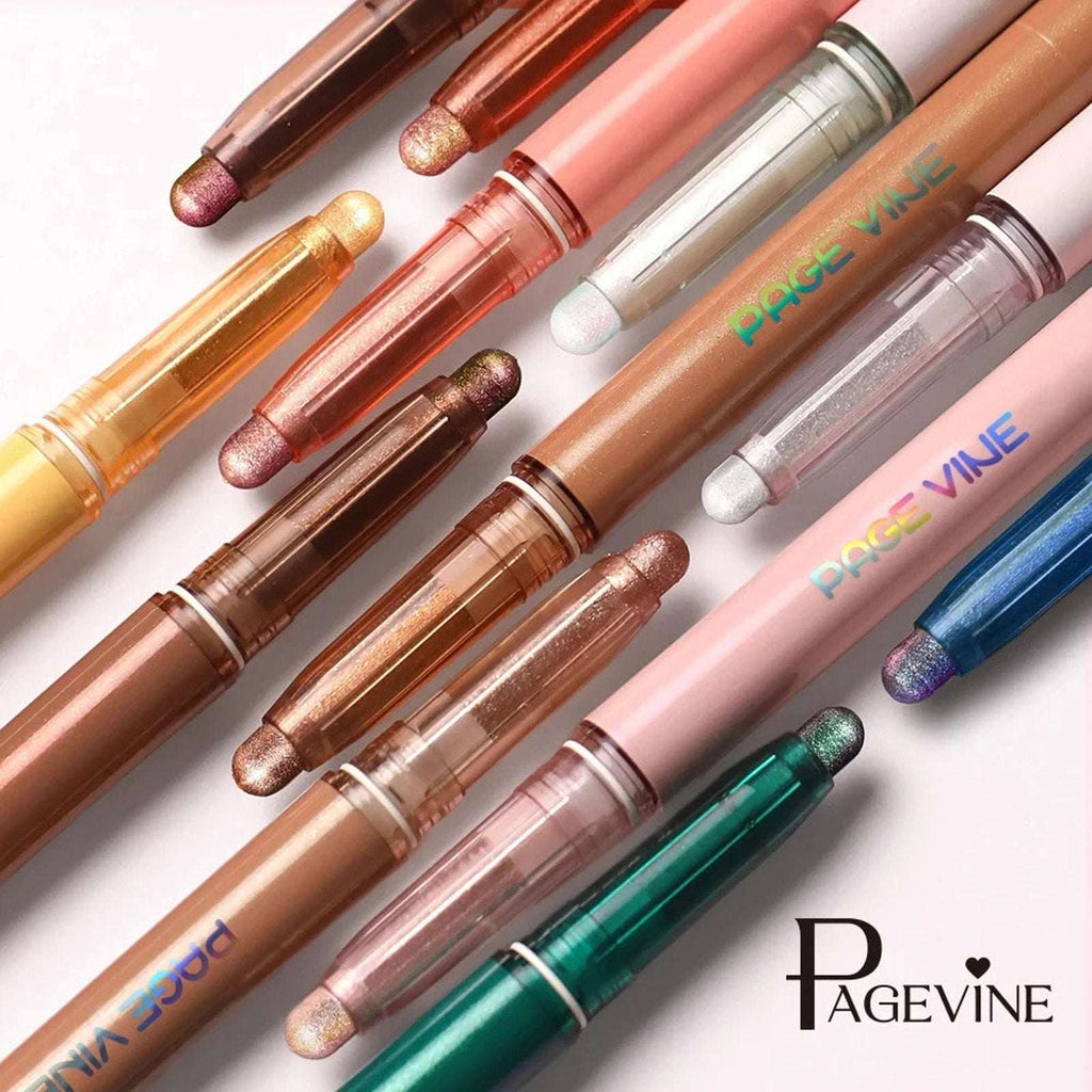 PageVine Stellar Glaze Highlighter Creamy Eyeshadow Stick in Bewitched #010