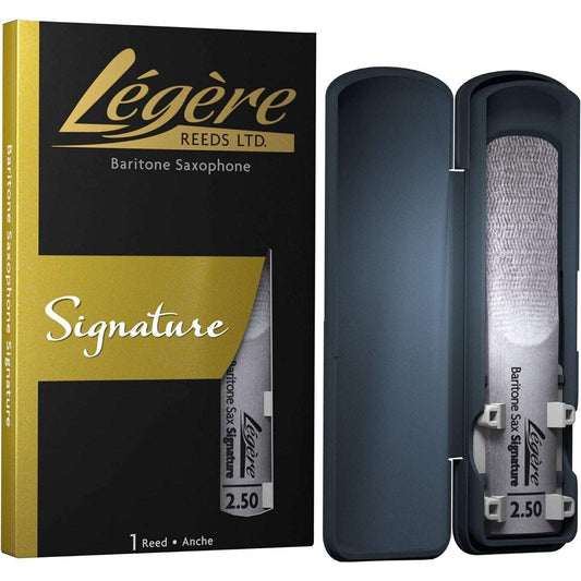 Legere Reeds Signature Series Tenor Baritone Saxophone Reed 2.5 (BSG2.50)