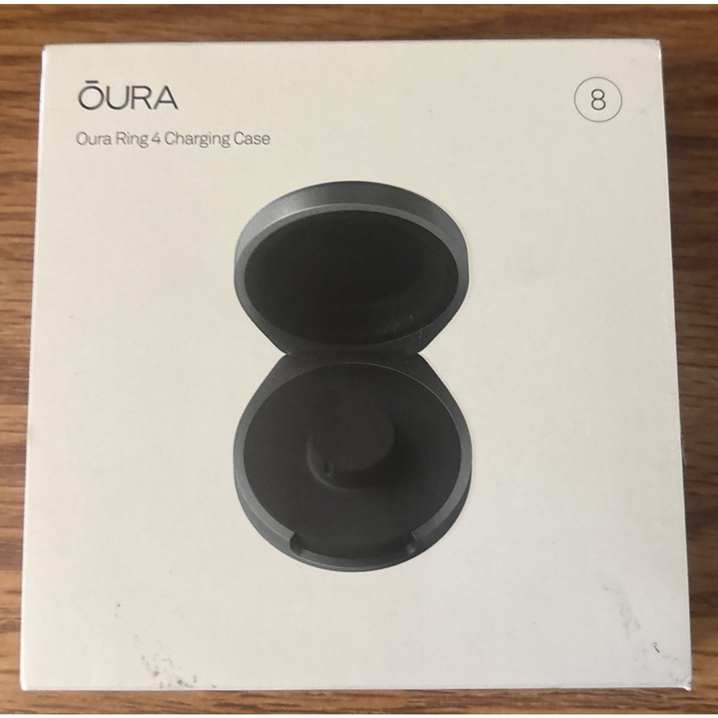Oura Ring 4 Portable Charging Case Size 8 - NEW - 90 Min Full Charge
