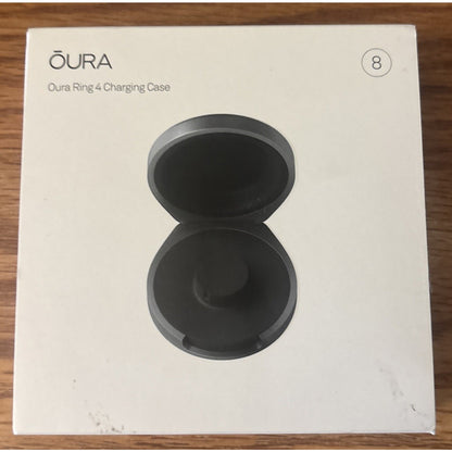 Oura Ring 4 Portable Charging Case Size 8 - NEW - 90 Min Full Charge
