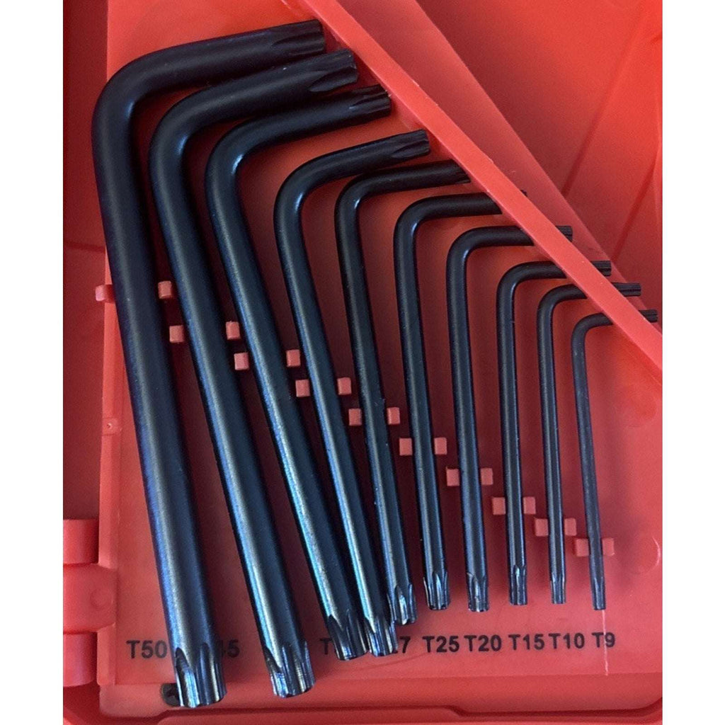 41-Piece Allen Wrench Set SAE Metric Torx Key + Hex Key T-Handle Set T9-T50