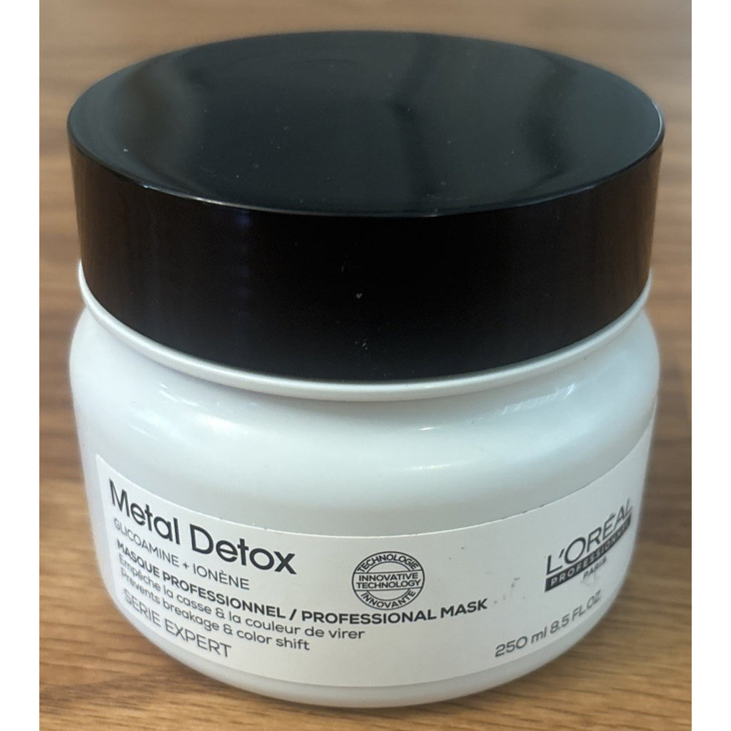 L'Oreal Pro Metal Detox Hair Mask - After Color Prevents Breakage & Color Shift