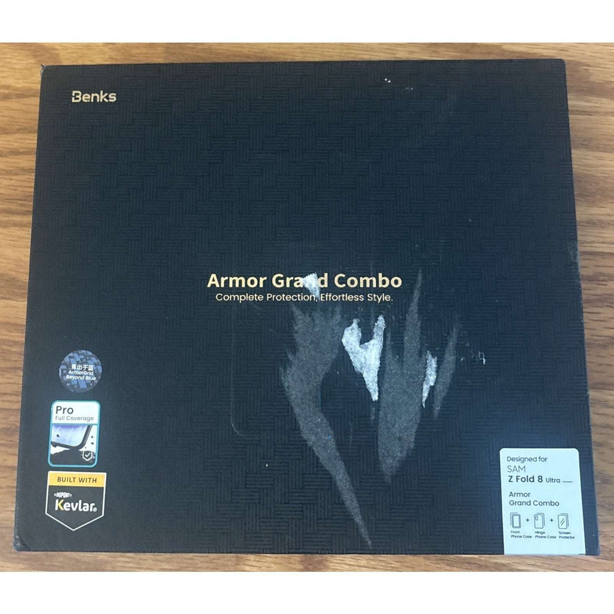 Benks Grand Combo ArmorGrid Pro Made w/Kevlar Case Samsung Galaxy Z Fold 8 Ultra