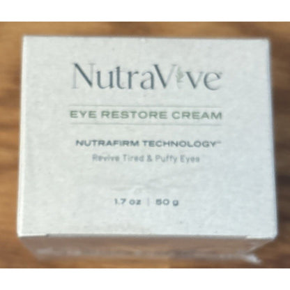 NutraVive Eye Cream - Revive, Firm & Lift Tired & Puffy Eyes Anti-Aging Collagen