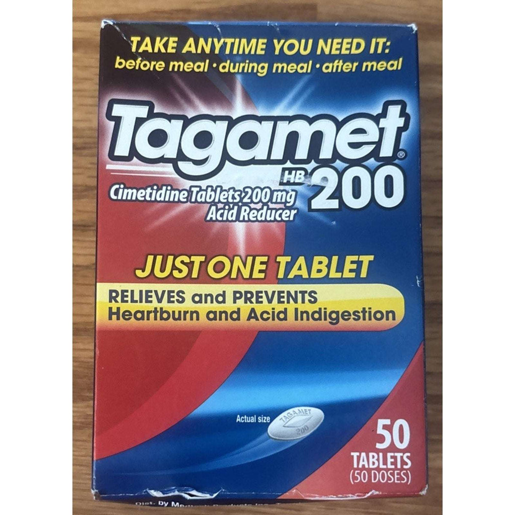 Tagamet HB 200 Acid Reducer Heartburn Relief & Prevents Tablets 50ct EXP 10/2027
