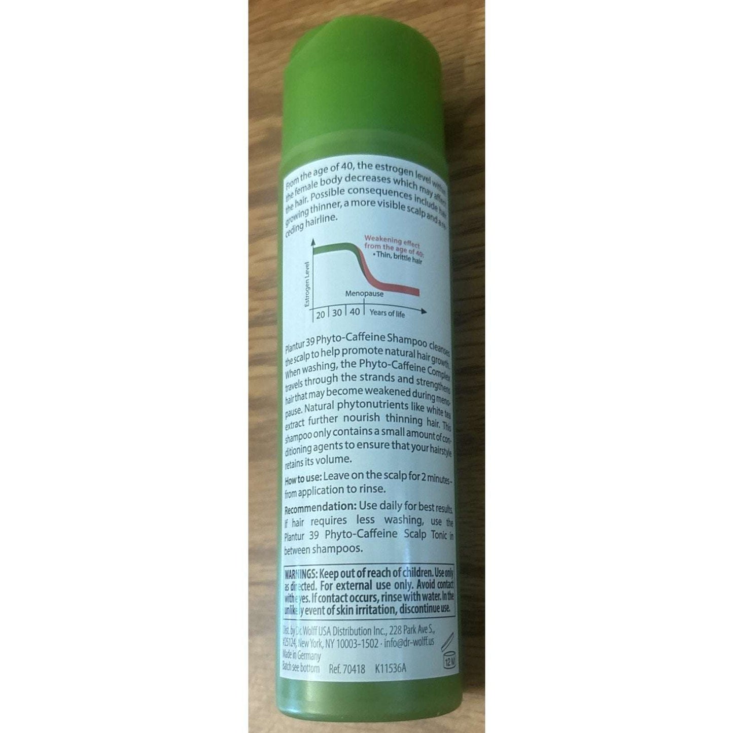 PLANTUR 39 Phyto-Caffeine Shampoo & Conditioner for Fine Brittle Hair - NEW