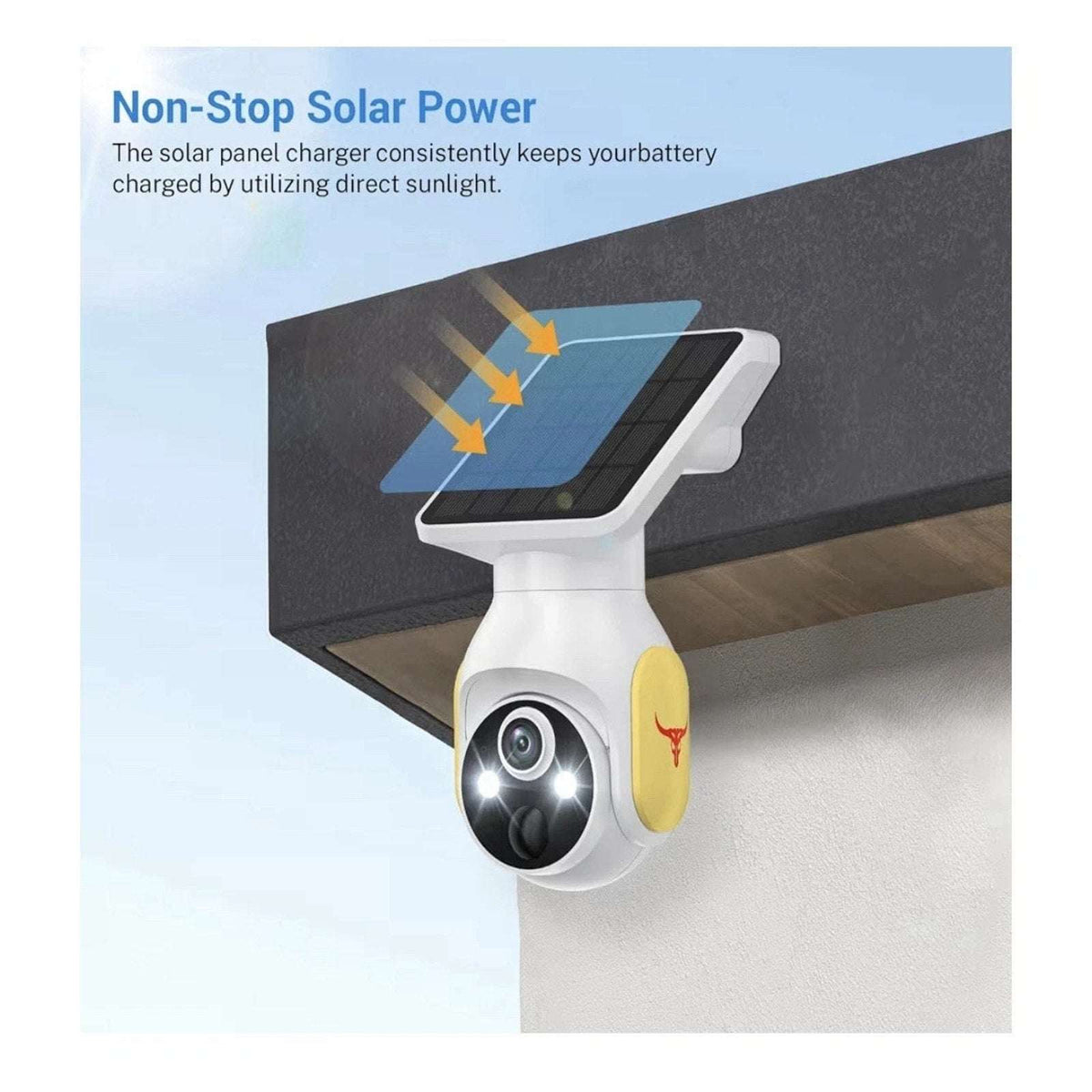 4G 1080p Security Camera Smart AI Human Detect Battery/Solar 2-Way Talk Pan/Tilt