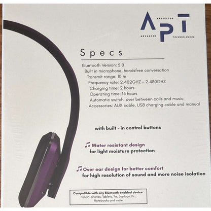 $499 APT Advanced Projector Technologies Wireless Noise Cancelling Headset w Mic